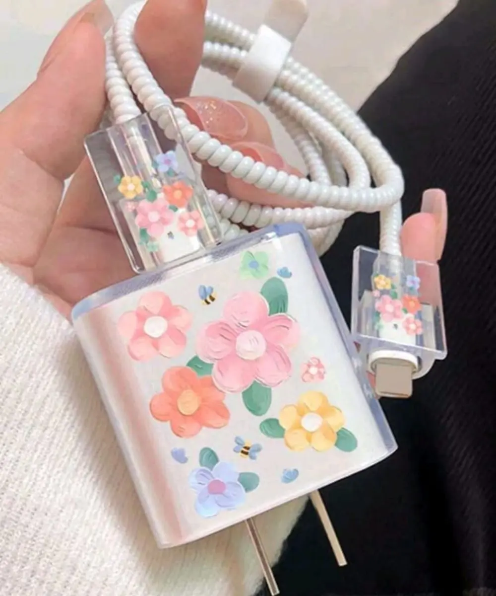 protector-de-cargador-iphone-flowers