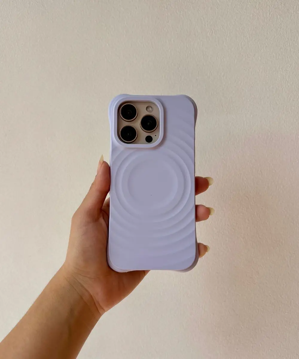 case-iphone-antishock-ripple-magsafe-lavanda