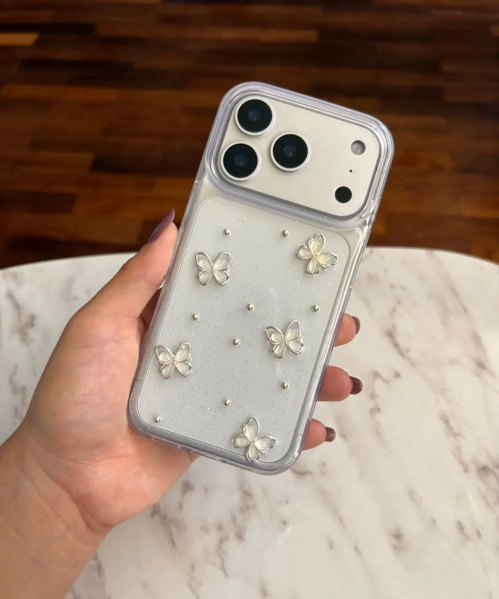 case-antishock-iphone-charms-mariposa-blanca